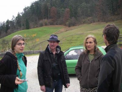 Vor der Haiderhofhütte am näxten Tag