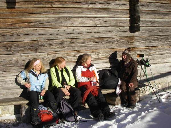 Genußvolle Rast in der Sonne