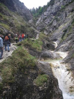 Weiter geht's in die Klamm...