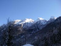 Blick zum Hochkalter und Ofentalhörndl